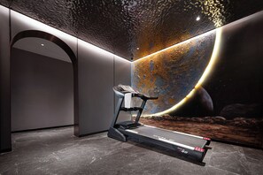 Espace de fitness dans la chambre