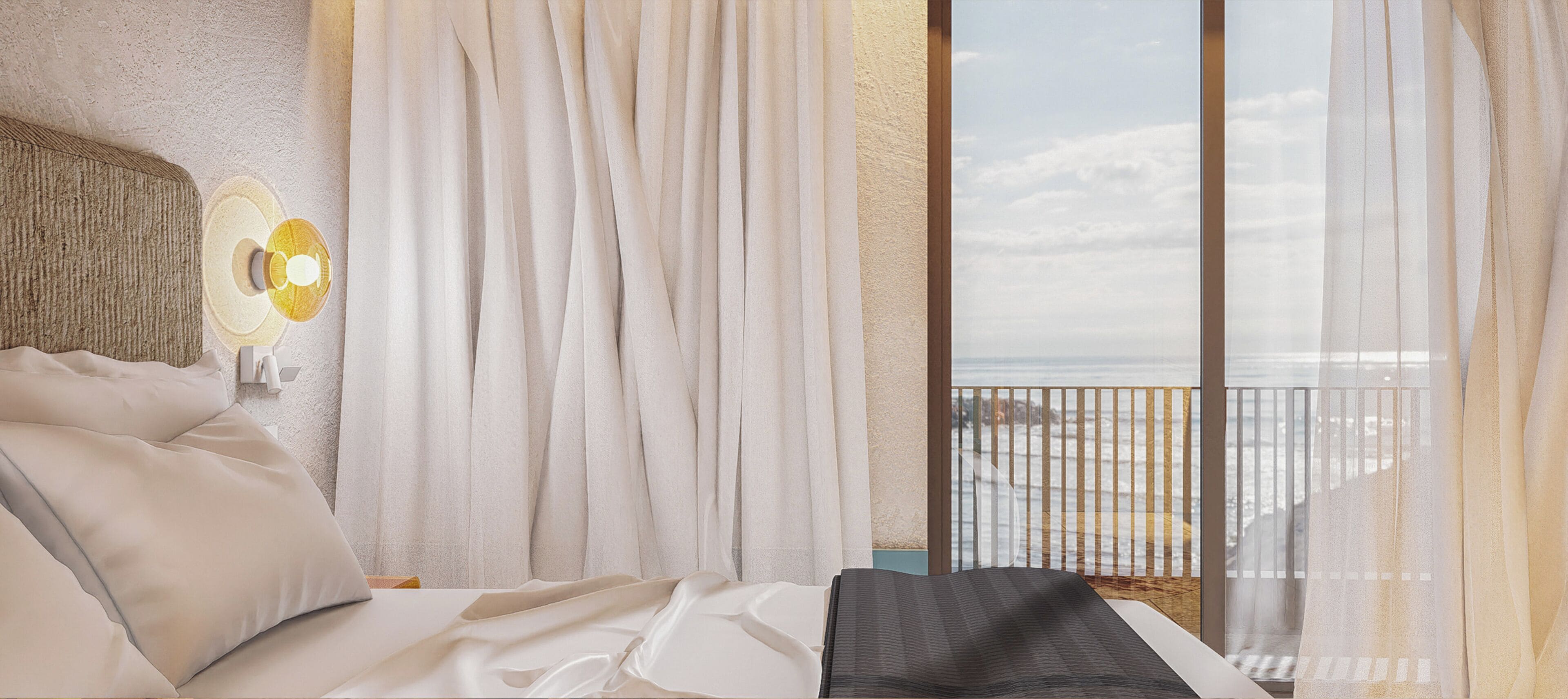 Vista a la playa o al mar