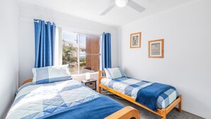 2 bedrooms, iron/ironing board, travel crib, free WiFi