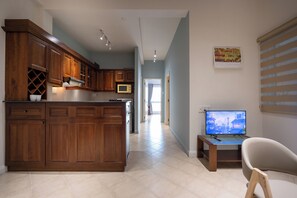 Superior Apartment, 2 Bedrooms, City View | Living area