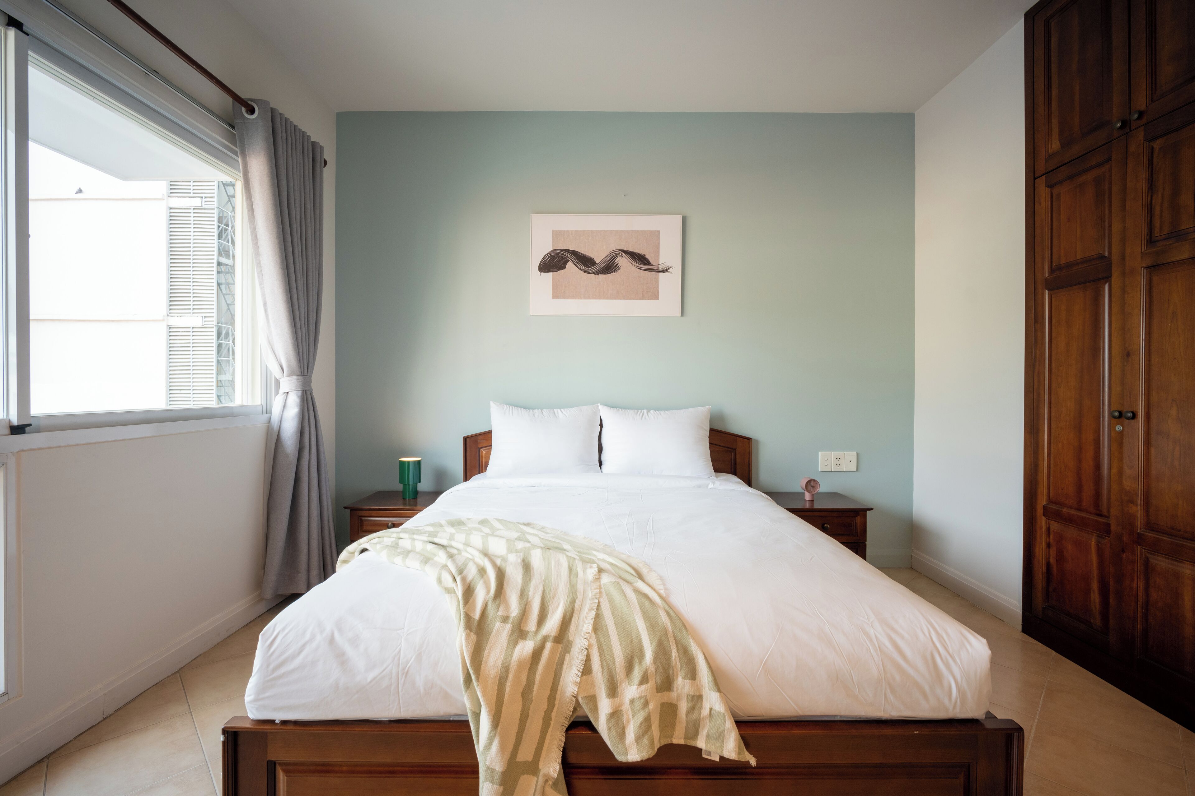 Superior Apartment, 2 Bedrooms, City View | In-room safe, desk, laptop workspace, iron/ironing board