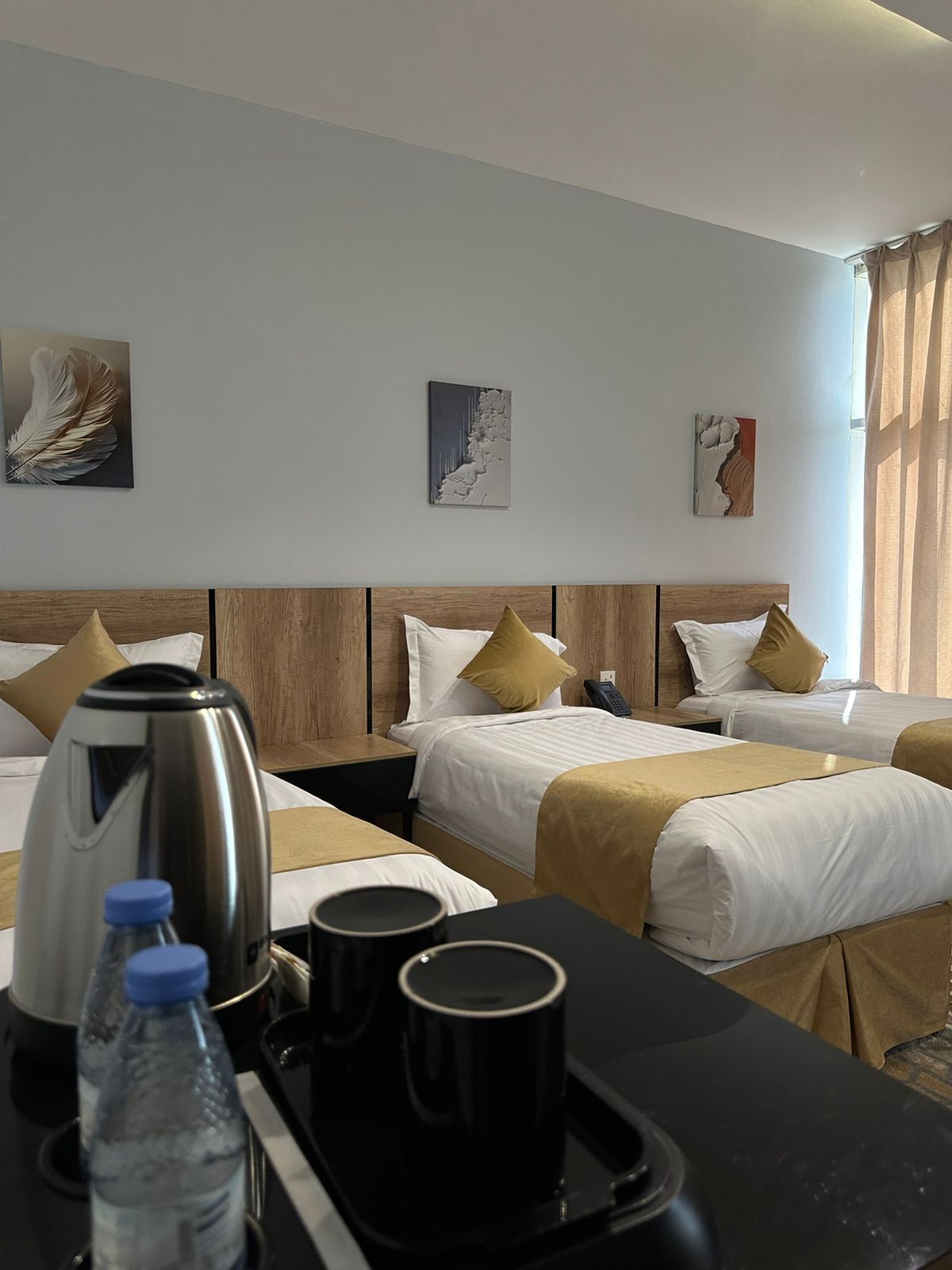 Zweibettzimmer | Schreibtisch, Bügeleisen/Bügelbrett, kostenloses WLAN