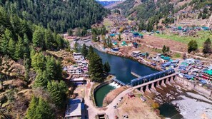 Uitzicht vanuit accommodatie