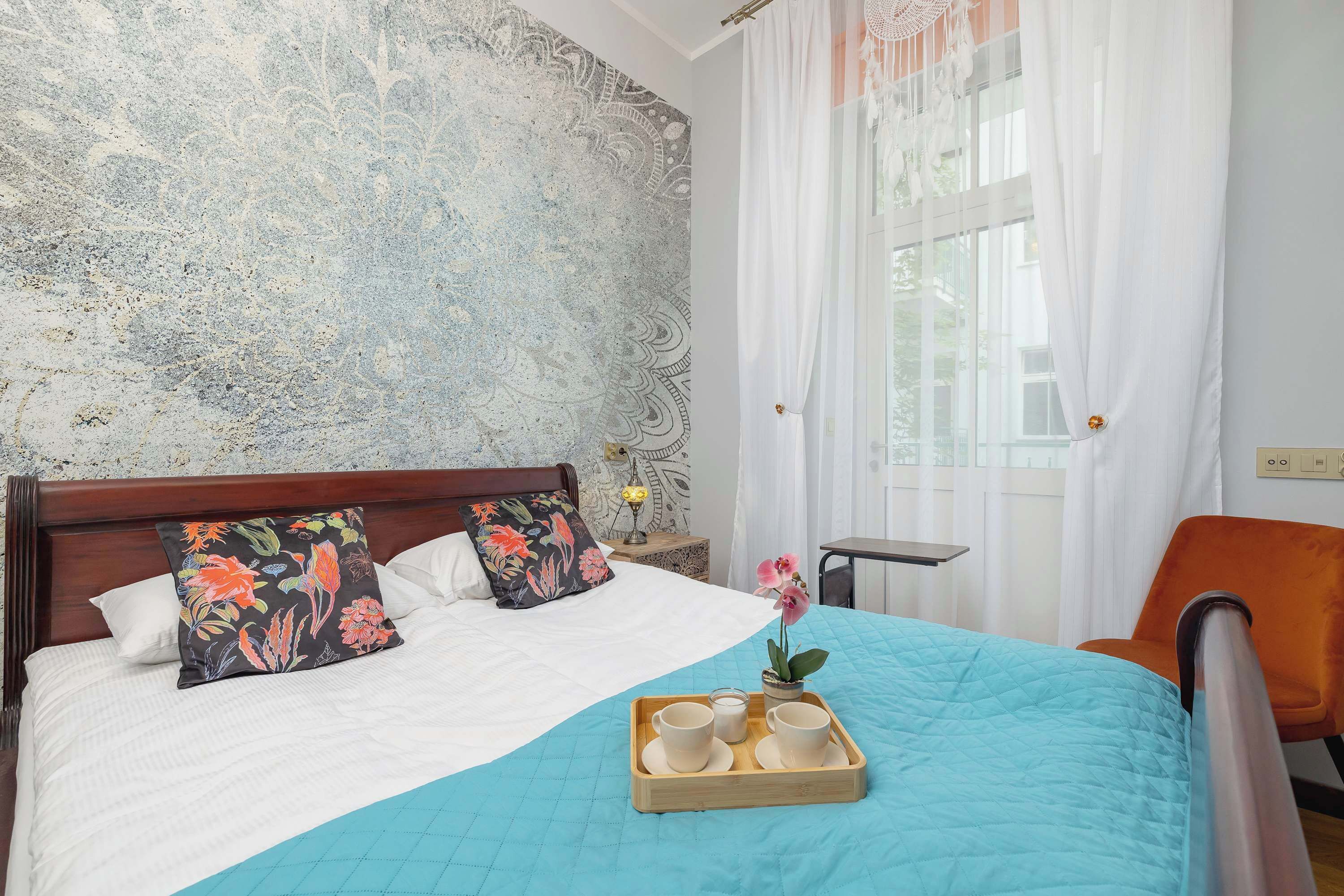 1 bedroom, desk, iron/ironing board, travel crib