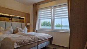 4 bedrooms, in-room safe, iron/ironing board, travel cot