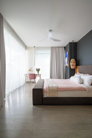 Villa, Garden View, Poolside | In-room safe, iron/ironing board, free WiFi