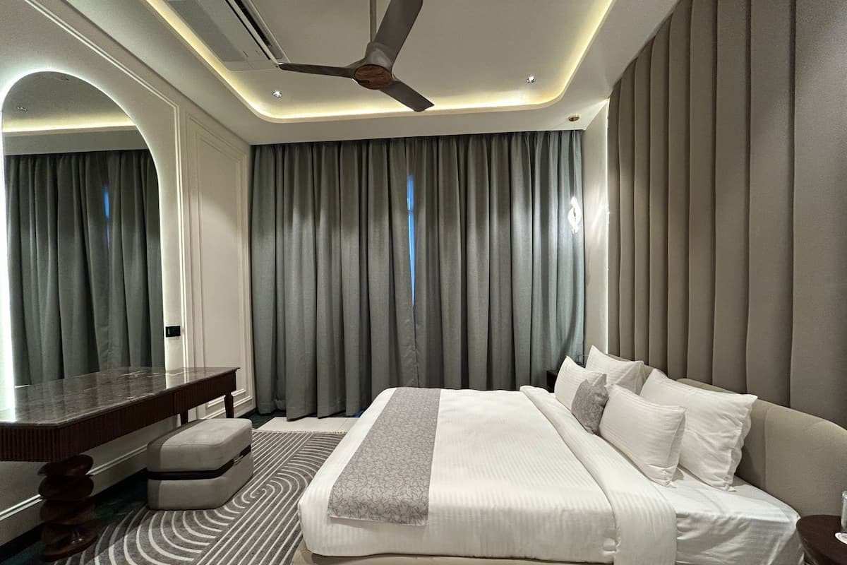 Deluxe-Studio, Balkon, Stadtblick