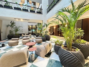 Sitzecke in der Lobby