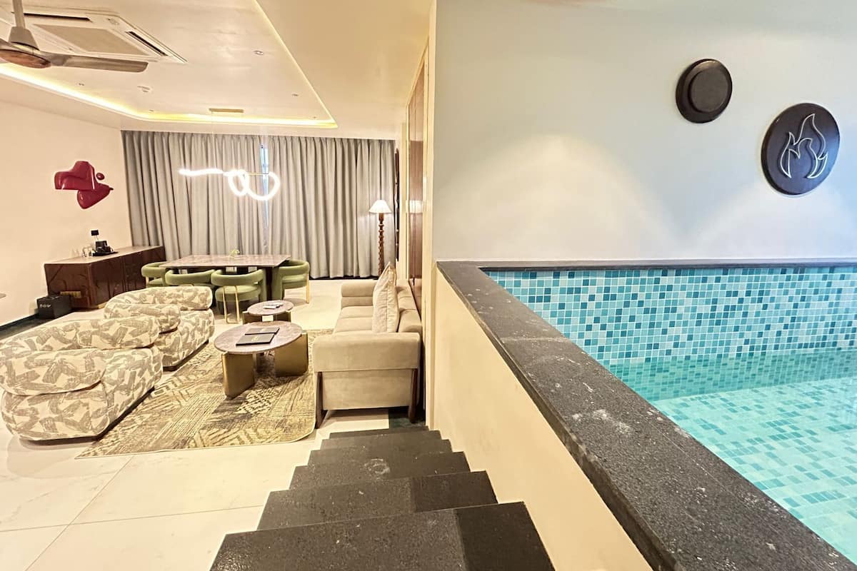 Luxury-Studiosuite, Balkon, Stadtblick