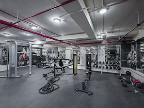 Room - Dazzling Studio in Business Bay With Stunning Views (Dubai)
