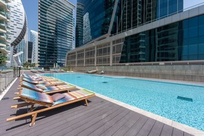 Apartment | 1 bedroom - Elegant 1BR in Business Bay Sleeps 4 Near Downtown (Dubai)