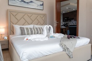 1 bedroom - Classy 1-bedroom Apartment in Jumeirah Lakes Towers With City View (Dubai)
