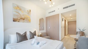 Studio - Serene Studio Apartment at Azizi Riviera Near to Burj Khalifa (Dubai)