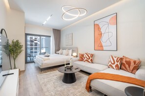 Studio - Indulge in Peace in This Studio That Sleeps 2 in JVC (Dubai)