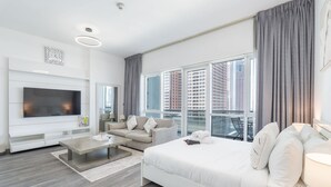 Room - Stylish Studio Apartment in Tecom s Prime Location (Dubai)