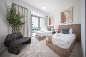 شقة | 2 عدّة غرف نوم وخدمة الإنترنت