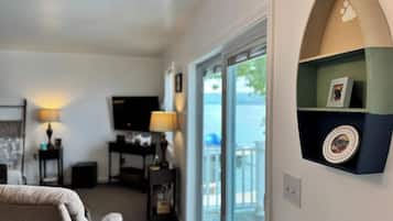 Smart TV, video games, foosball, books