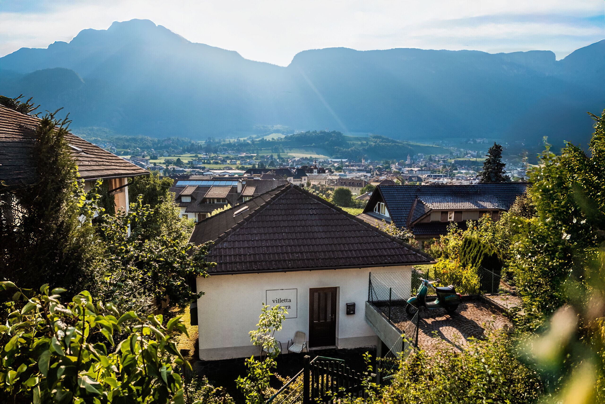 Blick von der Unterkunft
