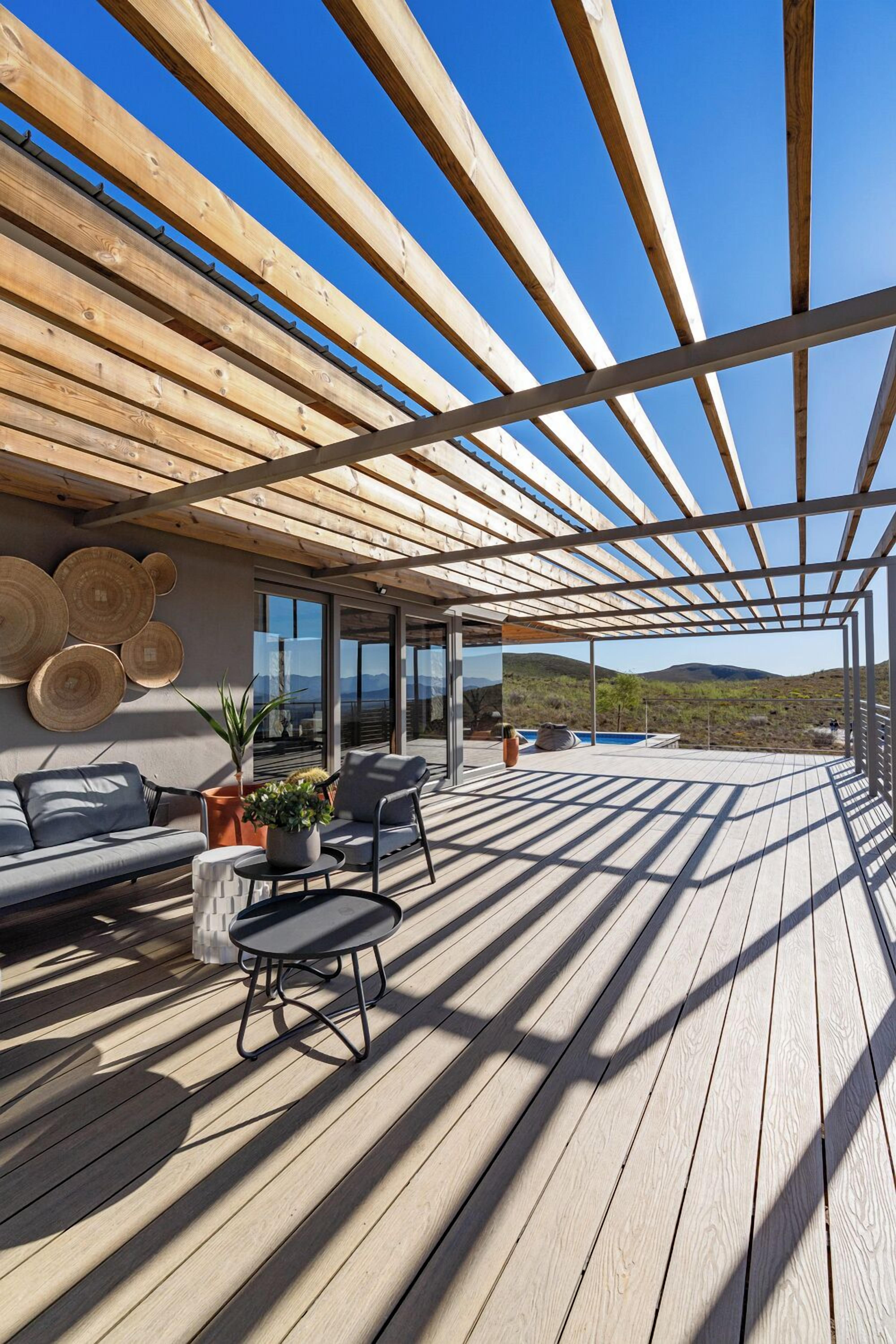 Blick von der Unterkunft