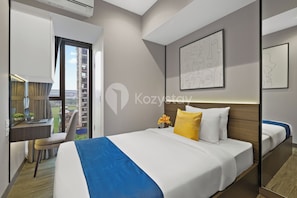 Apartment, 2 Bedrooms, City View | Laptop workspace, free WiFi