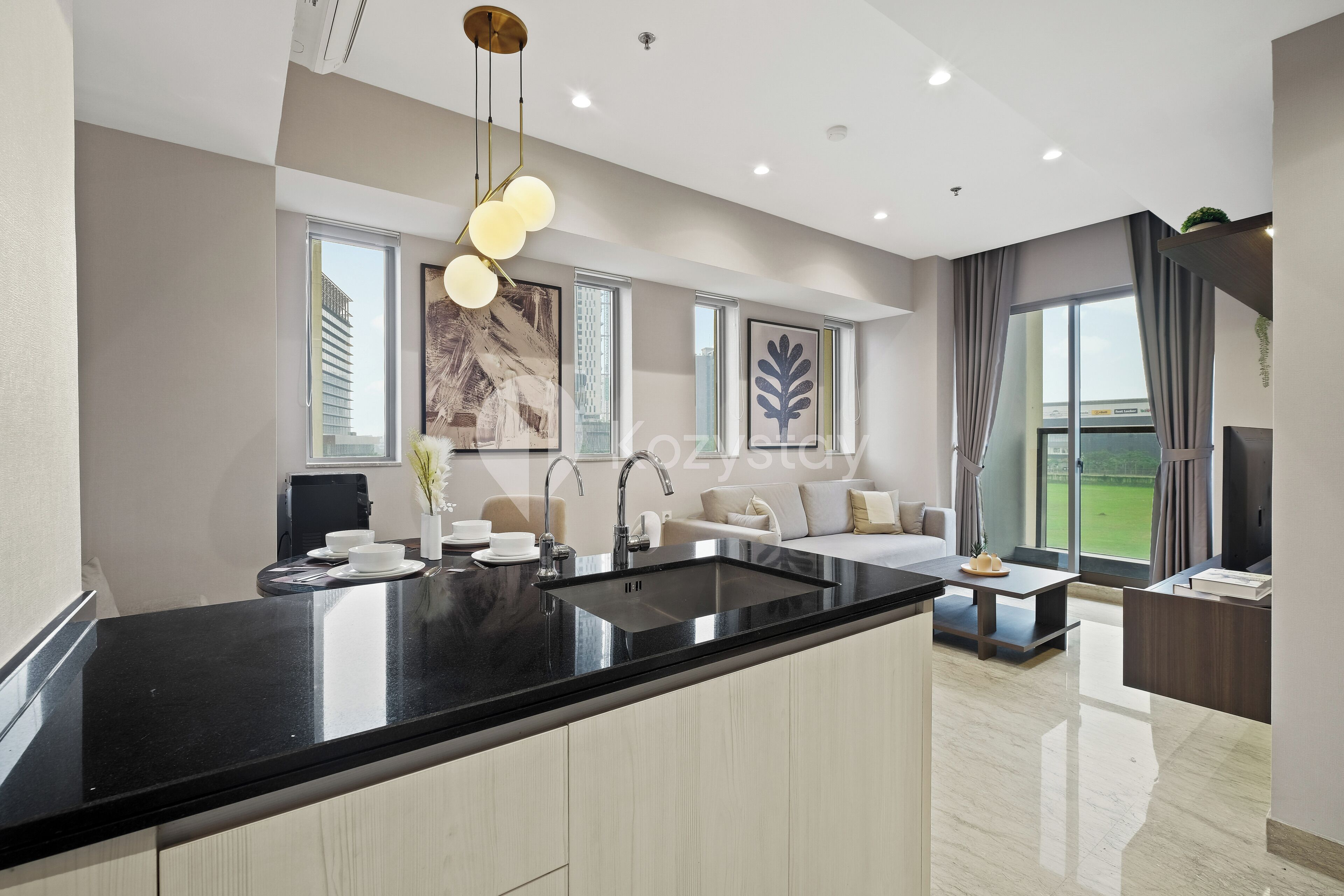 Apartment, 2 Bedrooms, City View | Private kitchen | Full-size fridge, microwave, stovetop, rice cooker