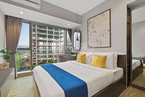 Appartement, 2 chambres, vue ville