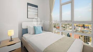 Apartment, 3 Bedrooms, City View | Iron/ironing board, free WiFi
