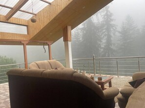 Superior Single Room, Balcony, Mountain View | Terrace/patio - The Orchard Retreat VanVaas (Manali)