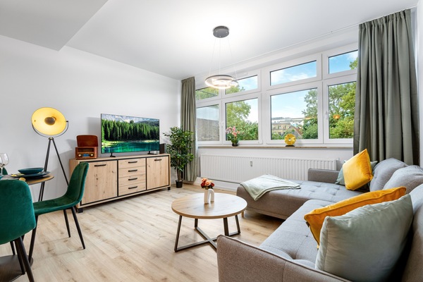 Wohnbereich + Schlafcouch