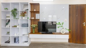 Apartamento familiar | Zona de estar | Servicios de streaming