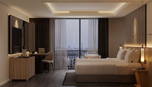 Ropa de cama de alta calidad, colchones con efecto memoria y minibar