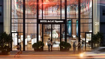 Overnatningsstedets facade