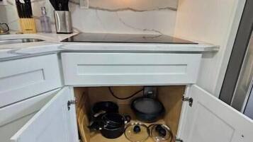 Fridge, microwave, ice maker