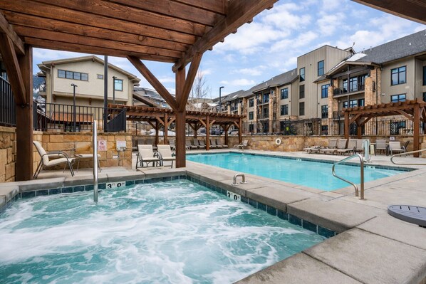 Beheizter Pool