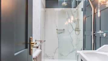 Shower, hair dryer