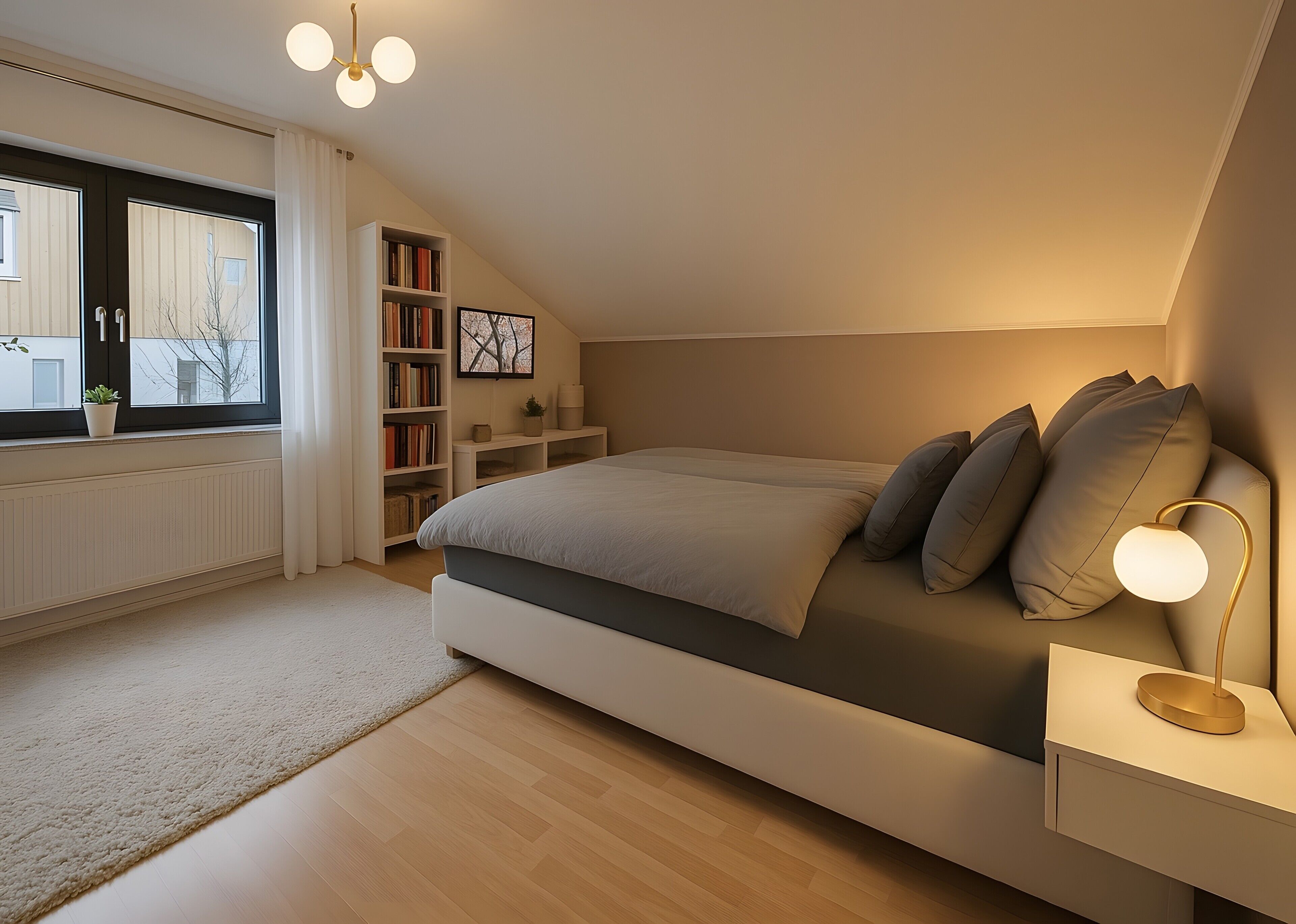 2 chambres, fer et planche à repasser, Wi-Fi, draps fournis