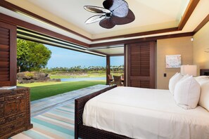 5 bedrooms, iron/ironing board, travel cot, Internet