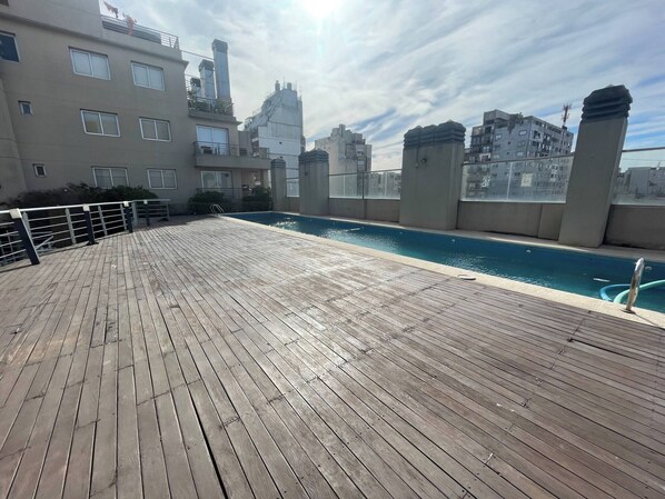 Apartment, 1 Bedroom, Accessible, Smoking | Pool | Outdoor pool - Apart San Telmo With Pool and Barbecue (Buenos Aires)