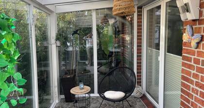 Vacation home with sauna, garden & whirlpool by the lake