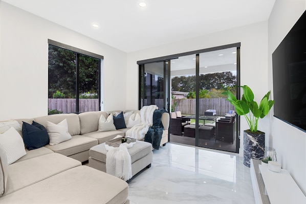 Luxury House, 3 Bedrooms, Private Pool, Garden View | View from room