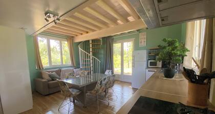 GĂźte de la Liambe -maison en bois Ă la campagne - 4 Ă 6 couchages -