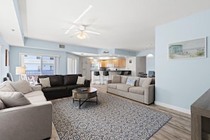 Condo, Multiple Beds (Oceanwalk 4-201) | Living area