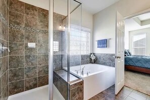 Hair dryer, soap, toilet paper