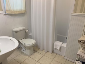 Hair dryer, towels