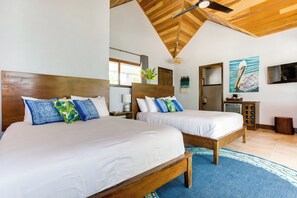 1 dormitorio, cuna de viaje, wifi gratis y ropa de cama