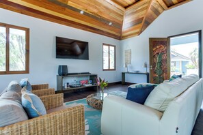Smart TV, table football, ping pong - Enclave:  Private Island, 7 Bungalows, All-Inclusive Luxury for Up to 22 Guests (Placencia)
