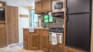 Microwave, oven, stovetop