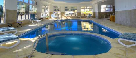 Indoor pool, a heated pool