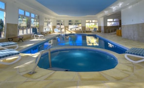 Indoor pool, a heated pool