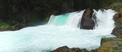 Chase the roar of turquoise rapids on a scenic outing.